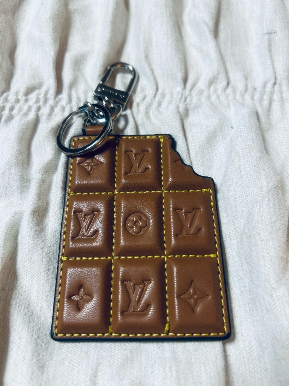 LV Chocolate bar Charm